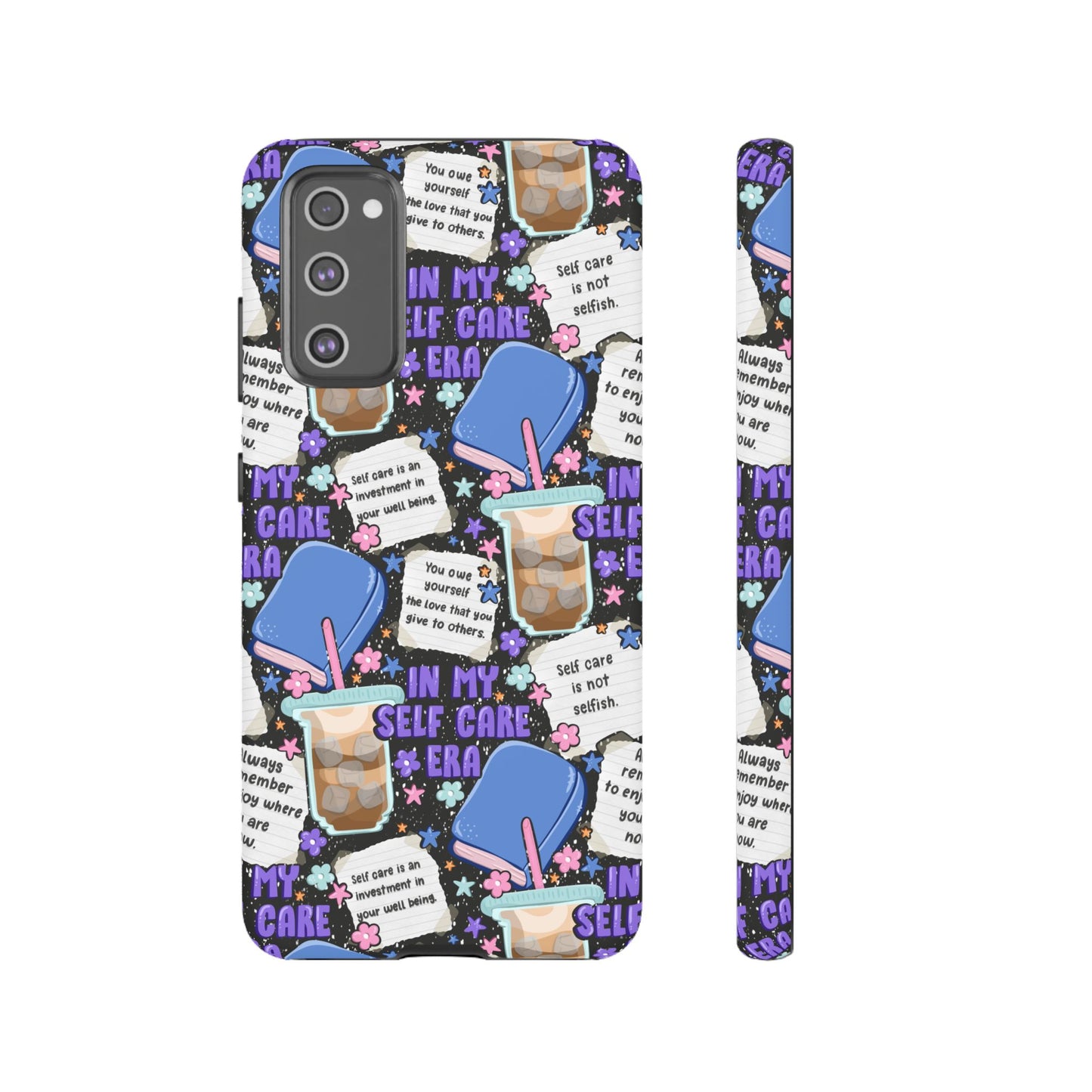 Self Care Tough Phone Case | Shockproof | Samsung Case | Google Case | Bookish