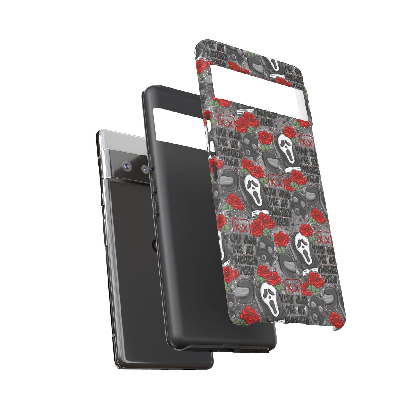 Masked Men Tough Phone Case | Shockproof | Samsung Case | Google Case | Bookish