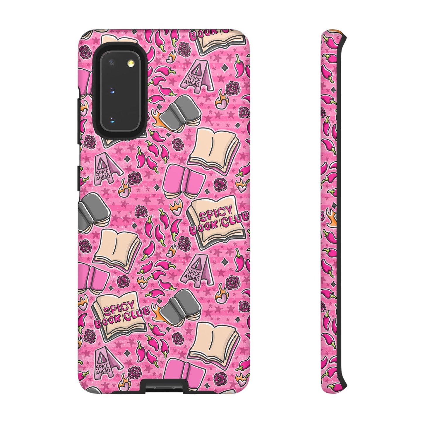 Spicy Book Club Tough Phone Case | Shockproof | Samsung Case | Google Case | Bookish