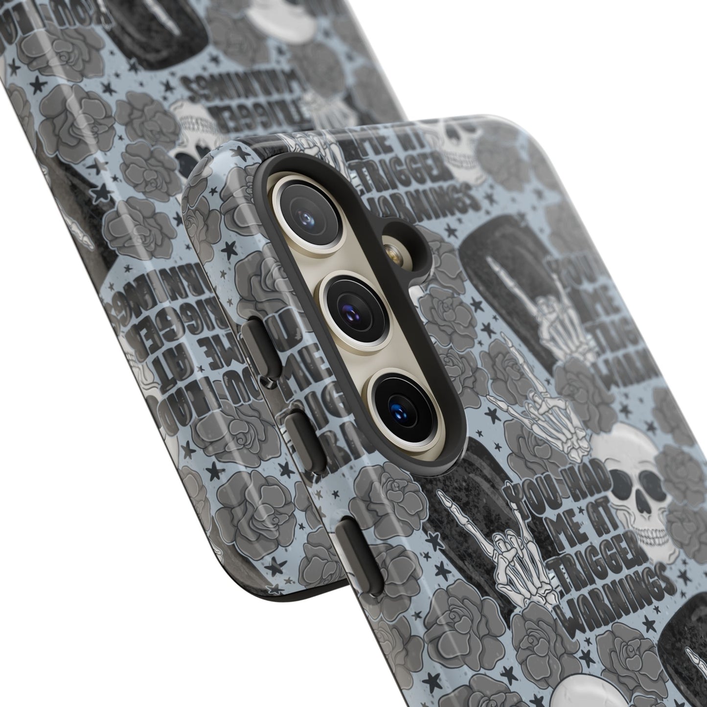 Trigger Warning Tough Phone Case | Shockproof | Samsung Case | Google Case | Bookish