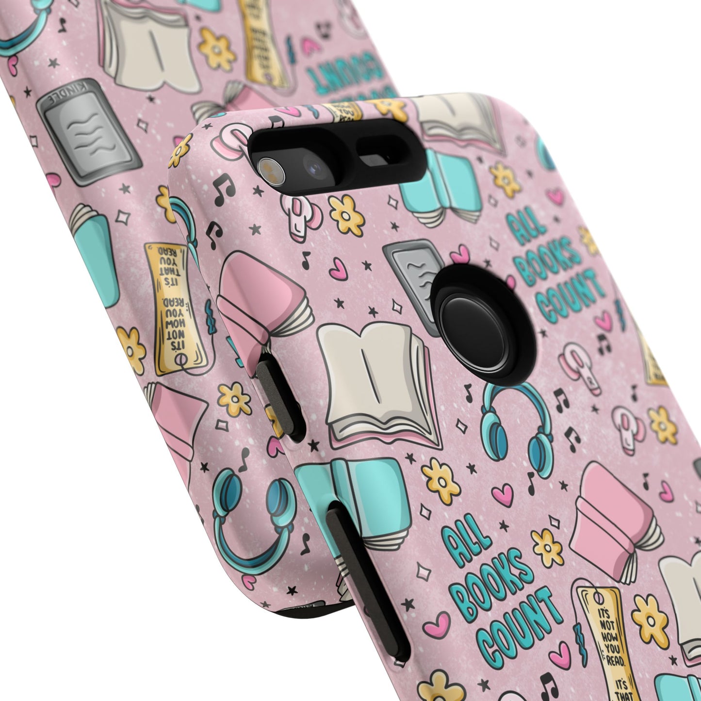 All Books Count Tough Phone Case | Shockproof | Samsung Case | Google Case | Bookish