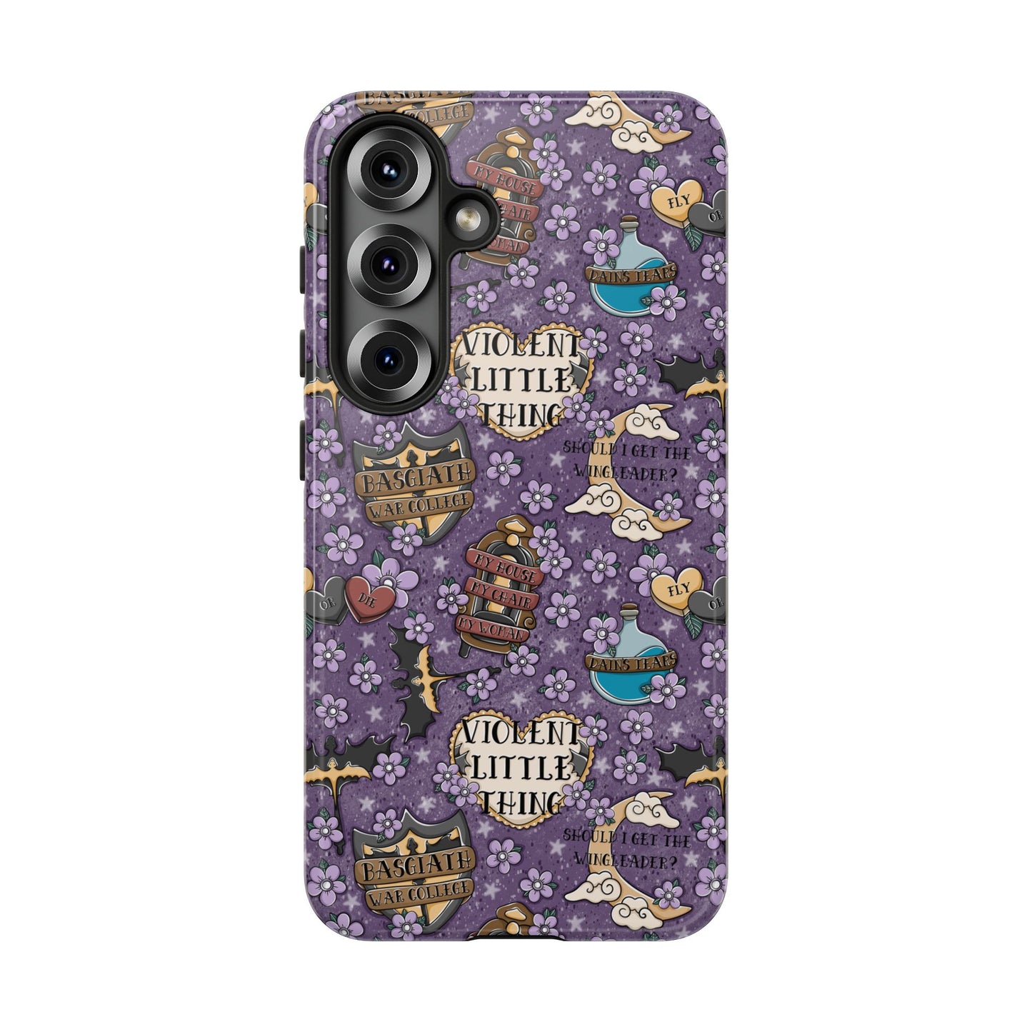Violent Little Thing Tough Phone Case | Shockproof | Samsung Case | Google Case | Bookish