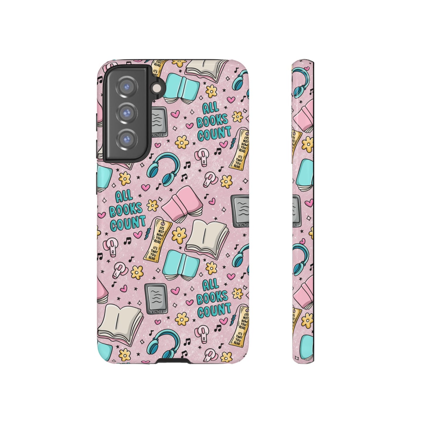 All Books Count Tough Phone Case | Shockproof | Samsung Case | Google Case | Bookish