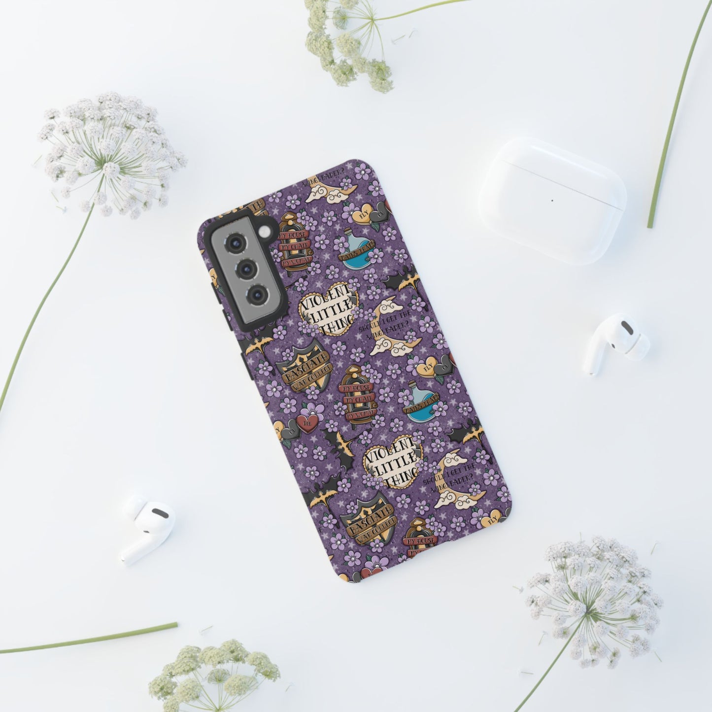 Violent Little Thing Tough Phone Case | Shockproof | Samsung Case | Google Case | Bookish