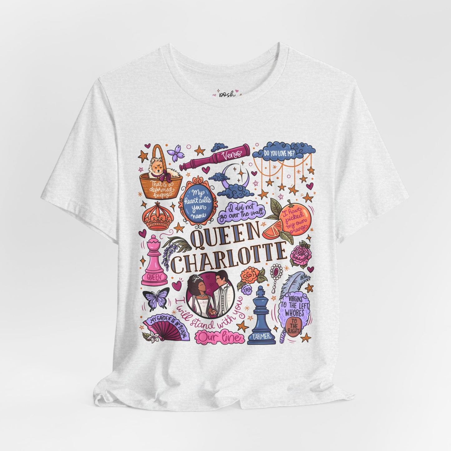 Queen Charlotte T-Shirt | Graphic Tee | Bookish Merch |