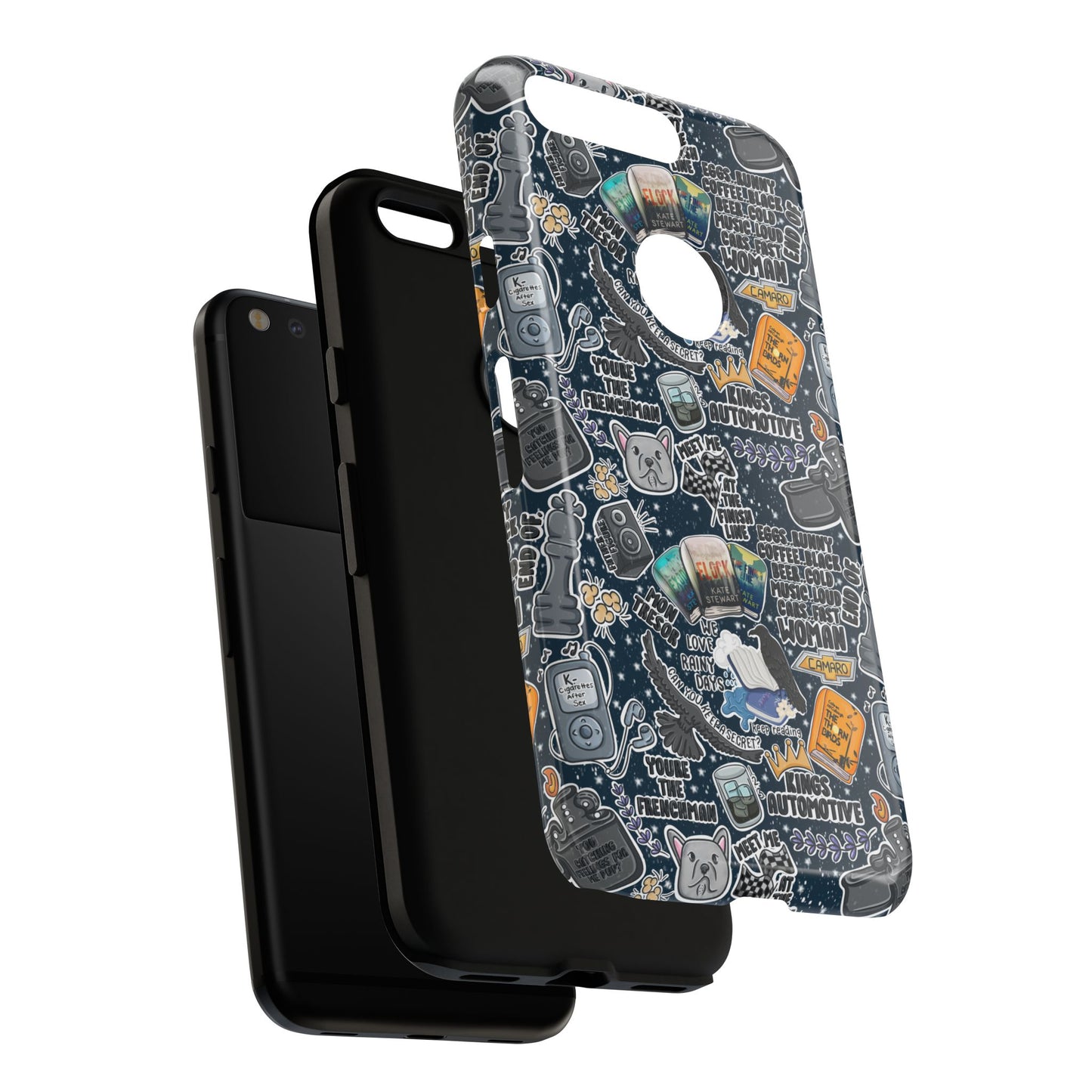 Triple Falls Tough Phone Case | Shockproof | Samsung Case | Google Case | Bookish