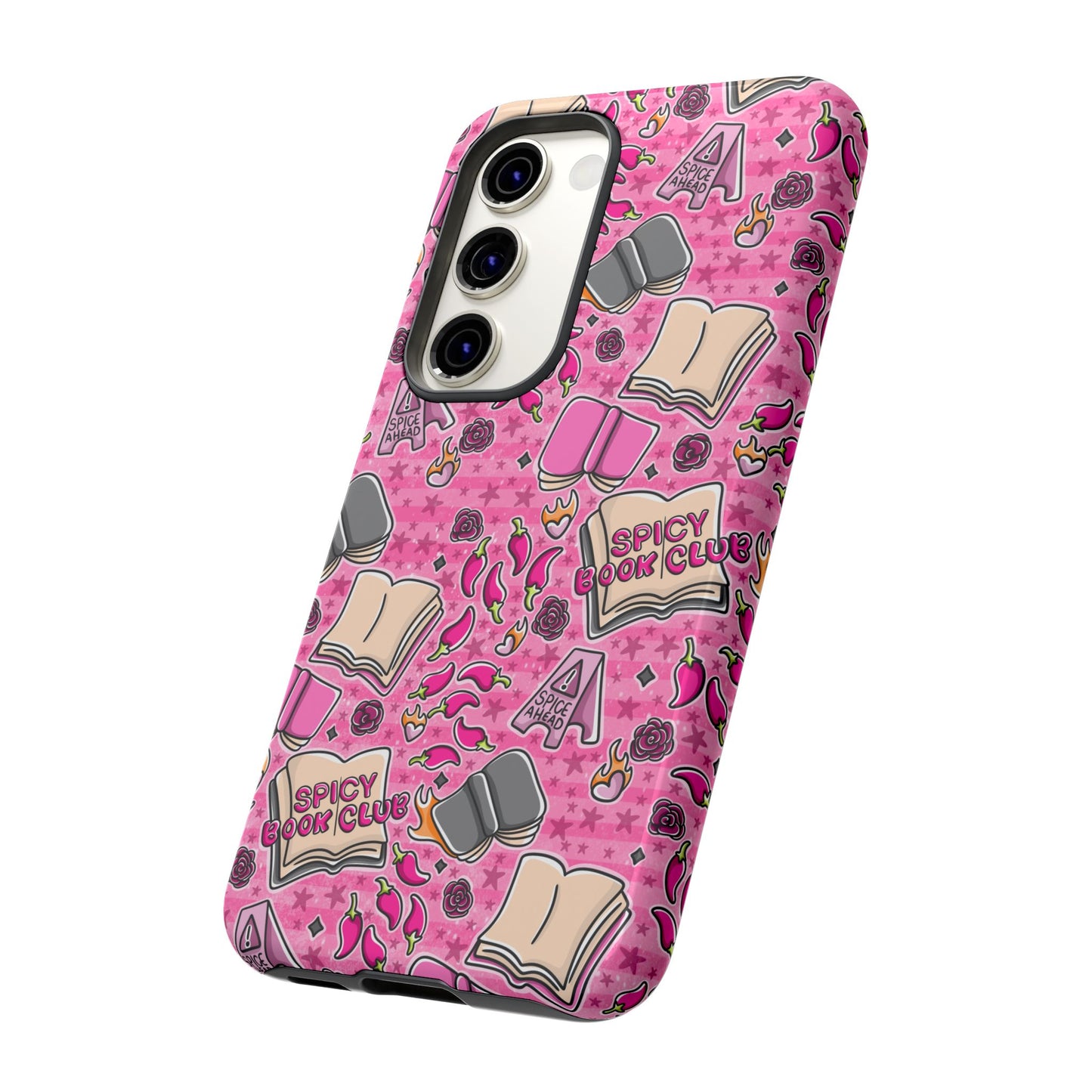 Spicy Book Club Tough Phone Case | Shockproof | Samsung Case | Google Case | Bookish