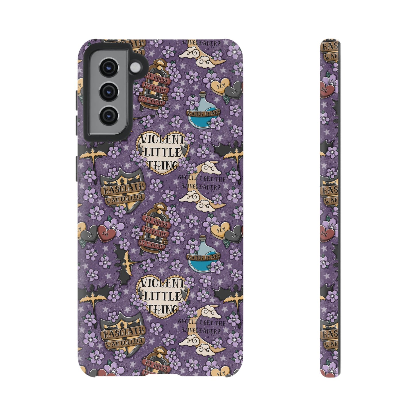 Violent Little Thing Tough Phone Case | Shockproof | Samsung Case | Google Case | Bookish