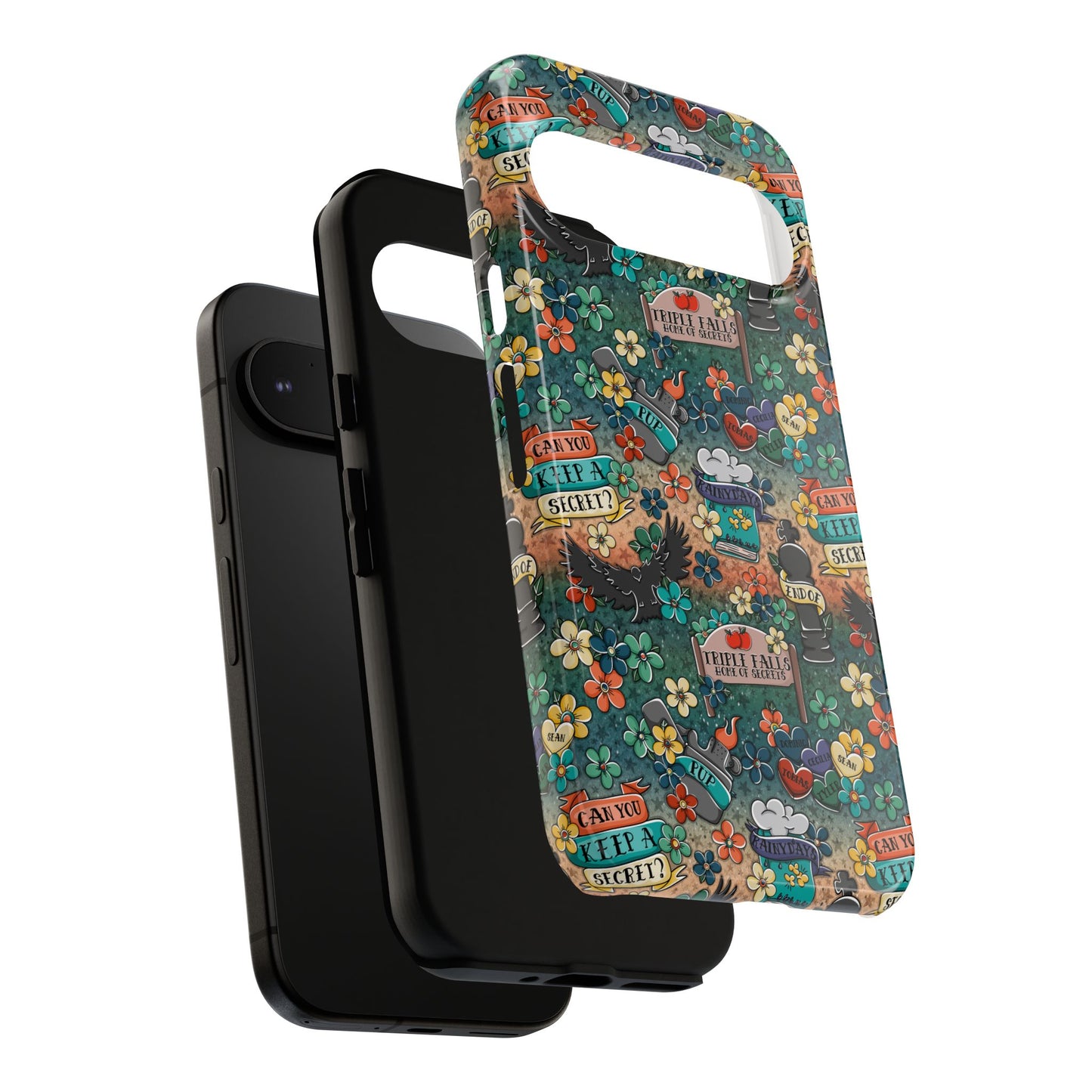 Triple Falls Tough Phone Case | Shockproof | Samsung Case | Google Case | Bookish