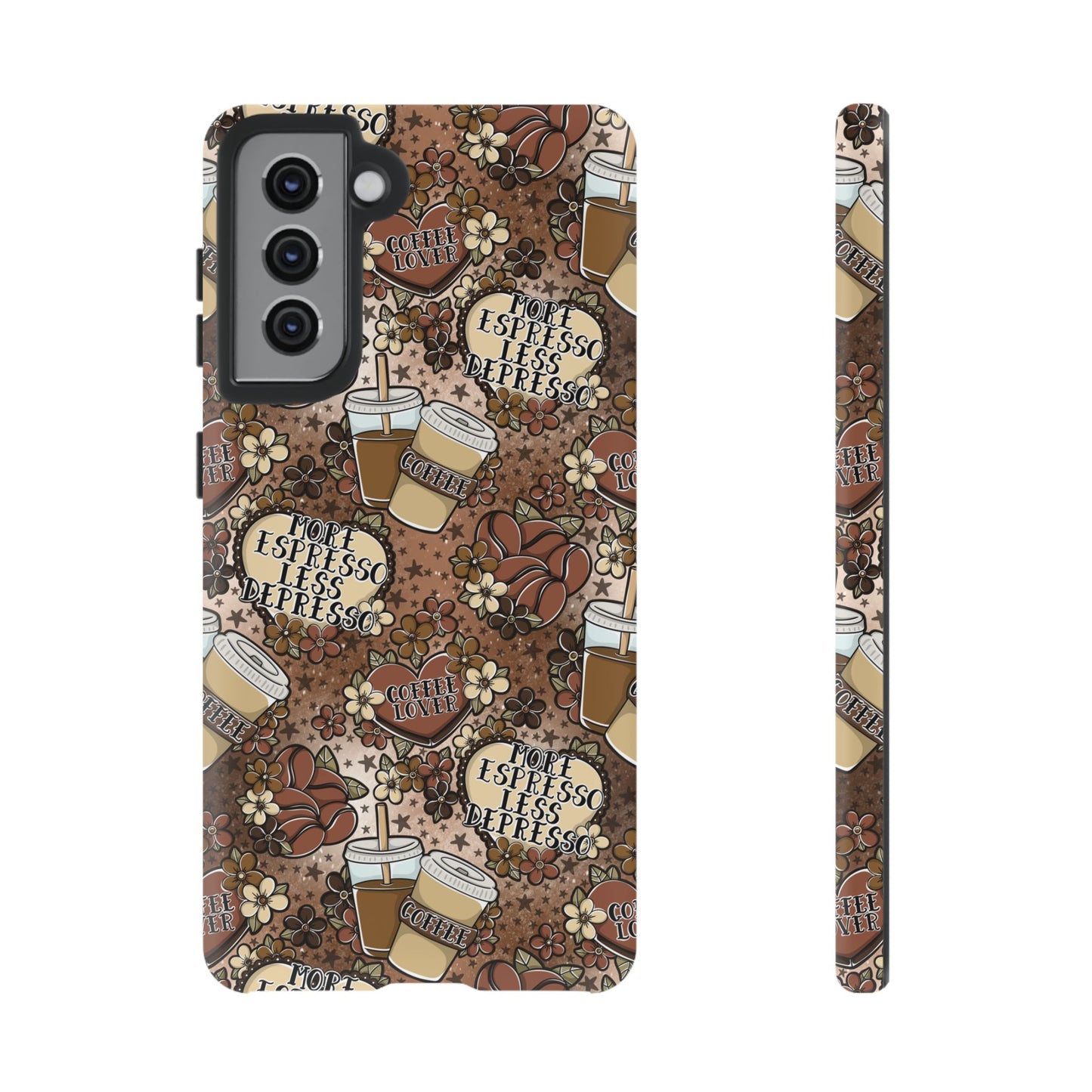 Coffee Lover Tough Phone Case | Shockproof | Samsung Case | Google Case | Iced Coffee