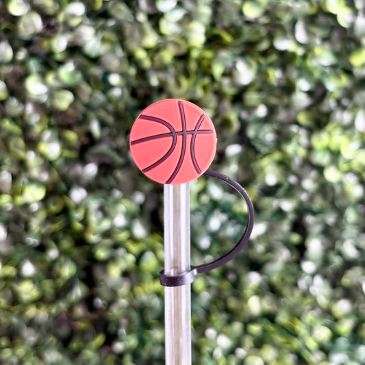 Basketball Straw Topper