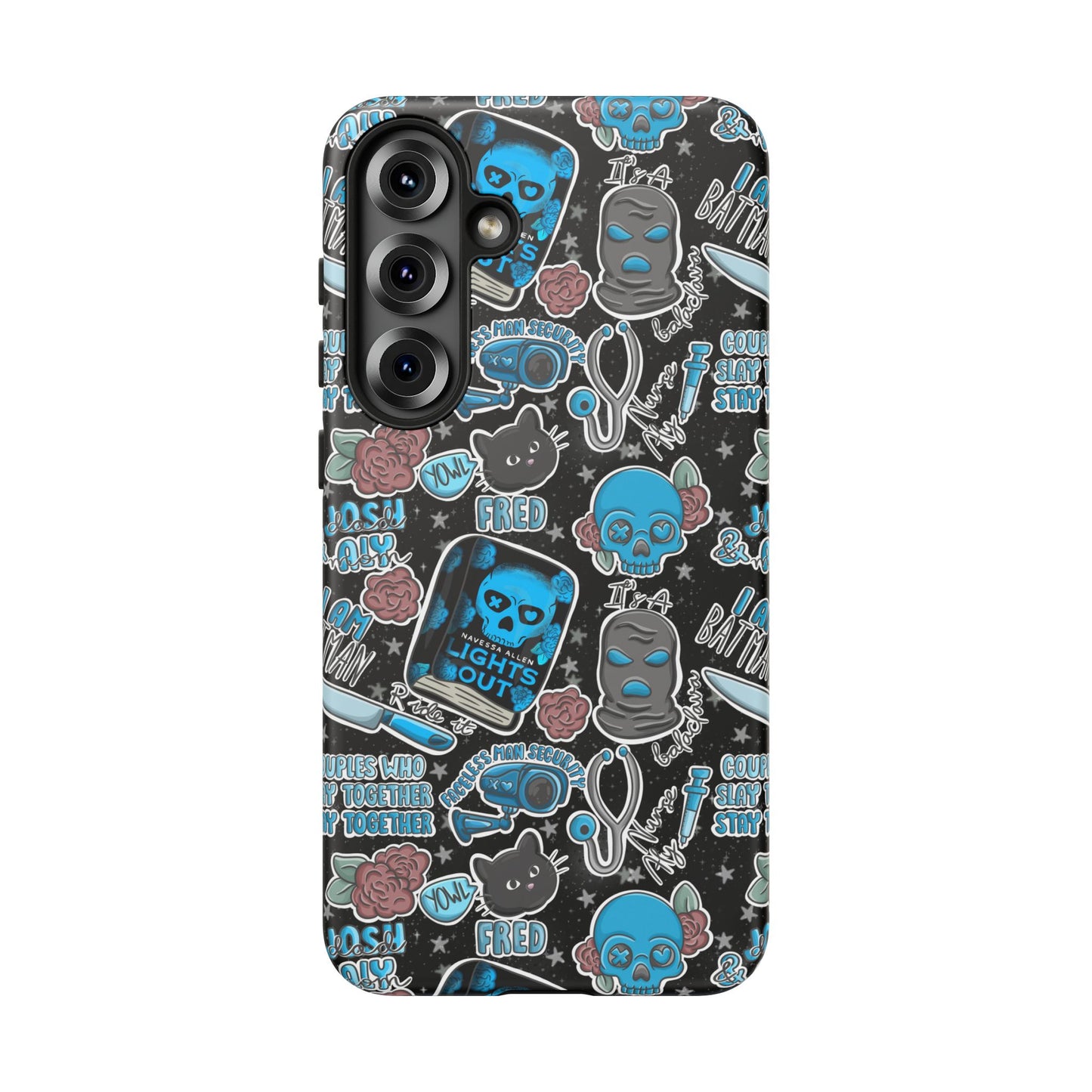 Lights Out Tough Phone Case | Shockproof | Samsung Case | Google Case | Bookish
