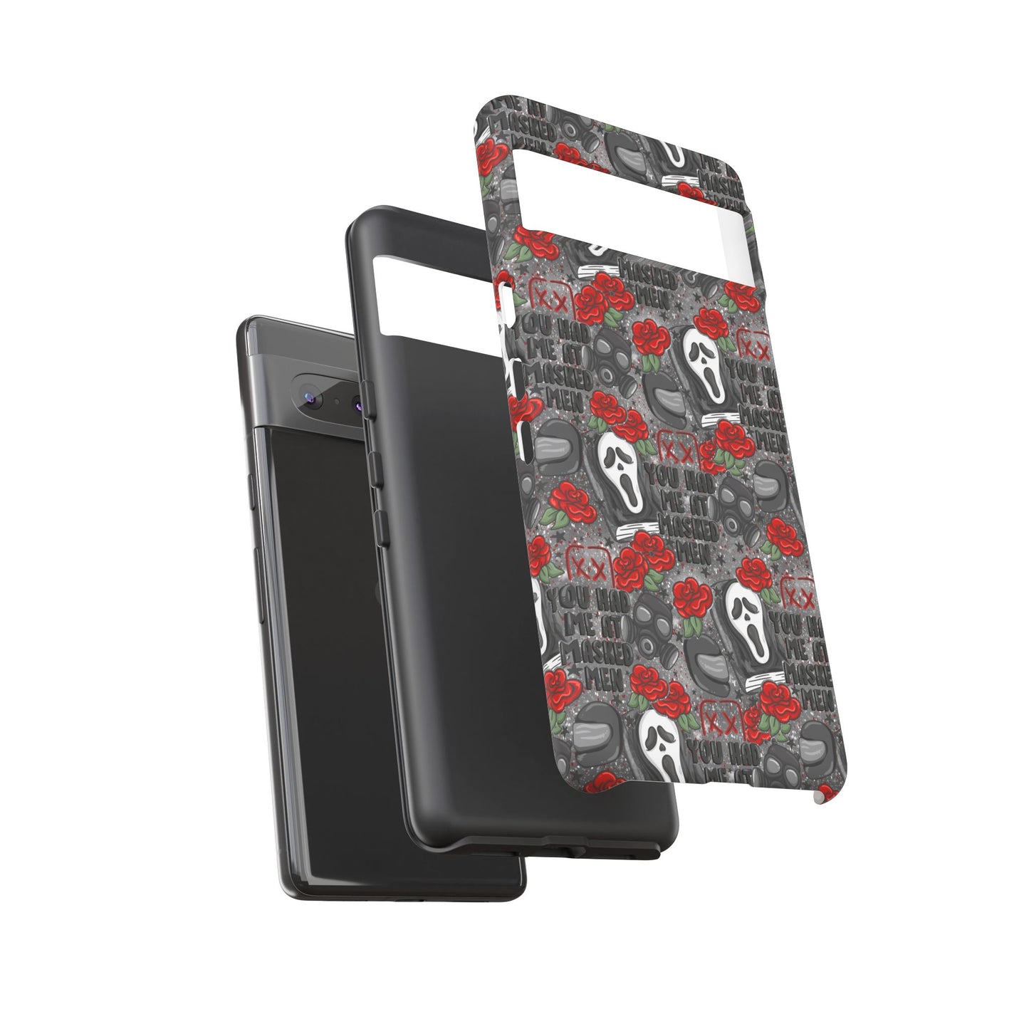 Masked Men Tough Phone Case | Shockproof | Samsung Case | Google Case | Bookish