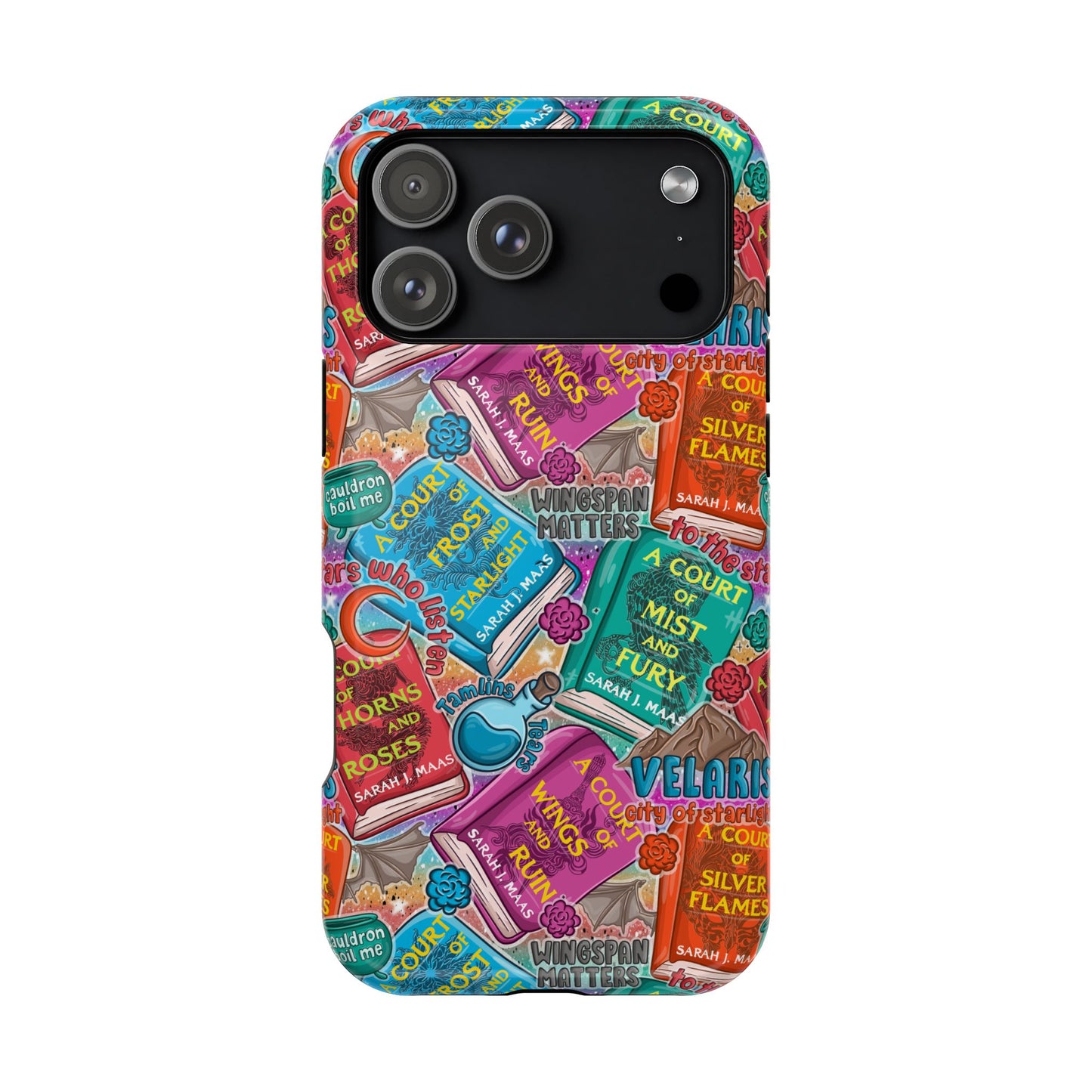 ACOTAR MagSafe Tough Phone Case | Shockproof | iPhone Case | Bookish Phone Case |