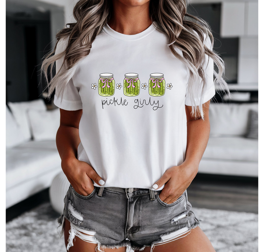 Pickle Girly Bella+Canvas T-Shirt