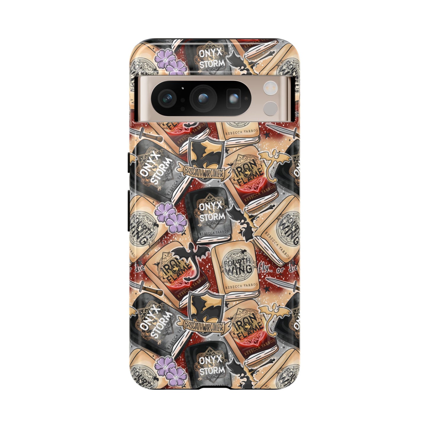 Fourth Wing Tough Phone Case | Shockproof | Samsung Case | Google Case | Bookish
