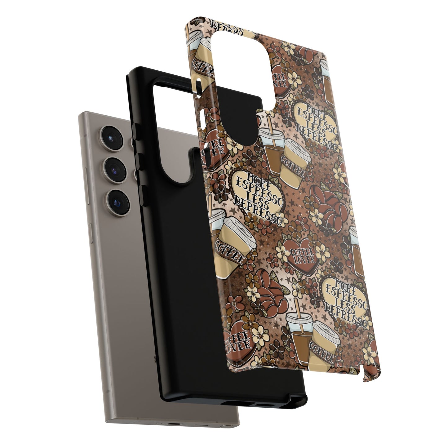 Coffee Lover Tough Phone Case | Shockproof | Samsung Case | Google Case | Iced Coffee