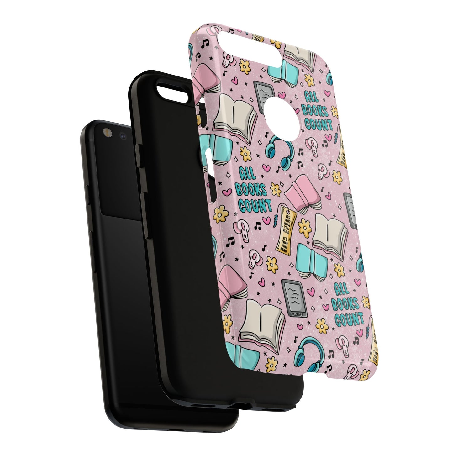 All Books Count Tough Phone Case | Shockproof | Samsung Case | Google Case | Bookish