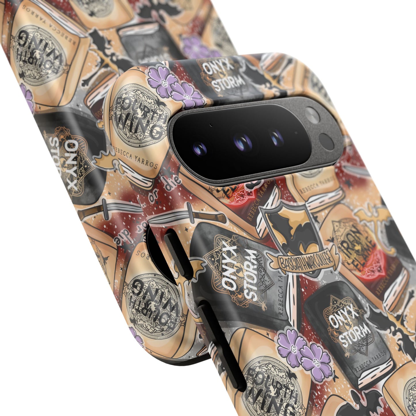Fourth Wing Tough Phone Case | Shockproof | Samsung Case | Google Case | Bookish