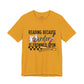 Reading Because Murder Is Frowned Upon Shirt | Graphic Tee | Bookish Merch |