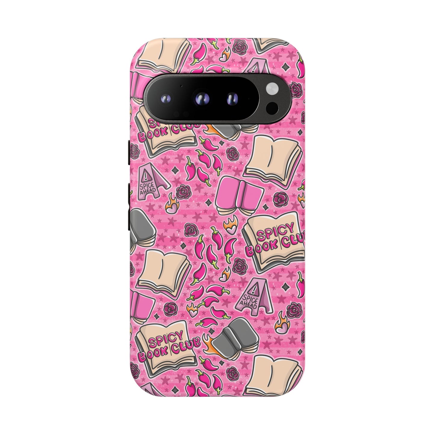 Spicy Book Club Tough Phone Case | Shockproof | Samsung Case | Google Case | Bookish