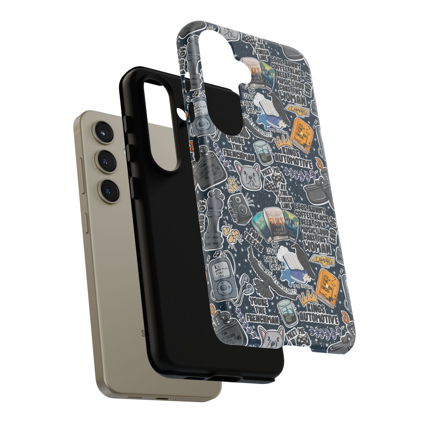 Triple Falls Tough Phone Case | Shockproof | Samsung Case | Google Case | Bookish