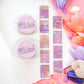 Pastel Academia Stamp Washi Tape