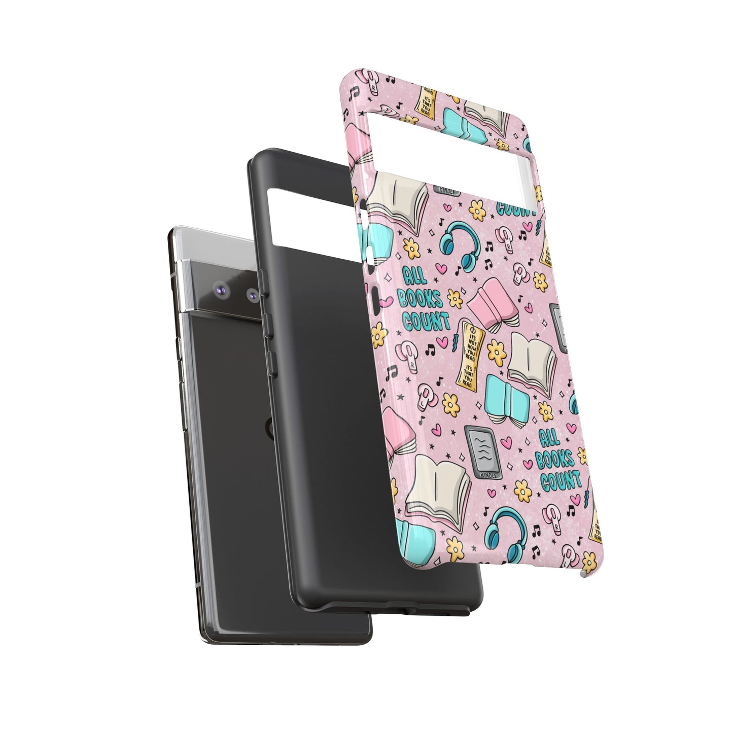All Books Count Tough Phone Case | Shockproof | Samsung Case | Google Case | Bookish