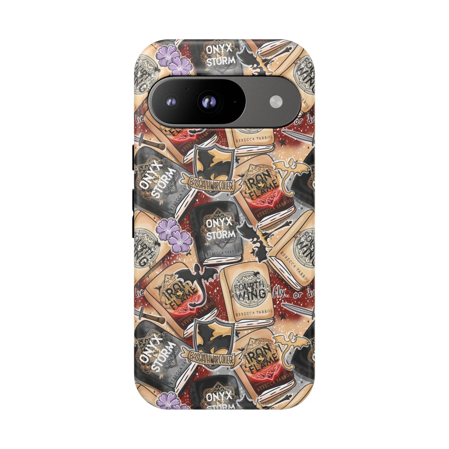 Fourth Wing Tough Phone Case | Shockproof | Samsung Case | Google Case | Bookish