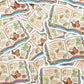 Nature Book Sticker