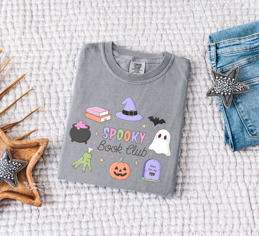 Spooky Book Club Comfort Colors T-Shirt