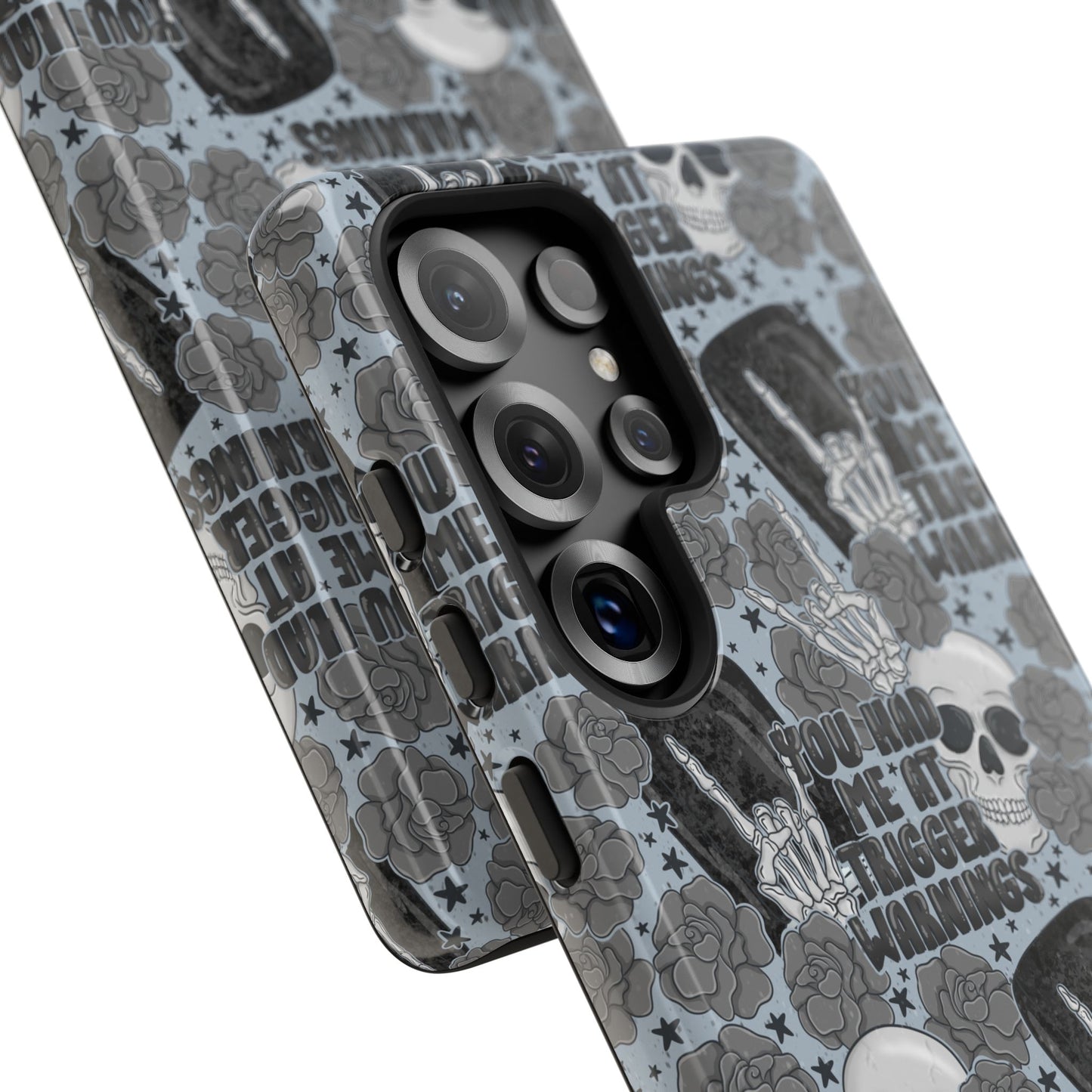 Trigger Warning Tough Phone Case | Shockproof | Samsung Case | Google Case | Bookish