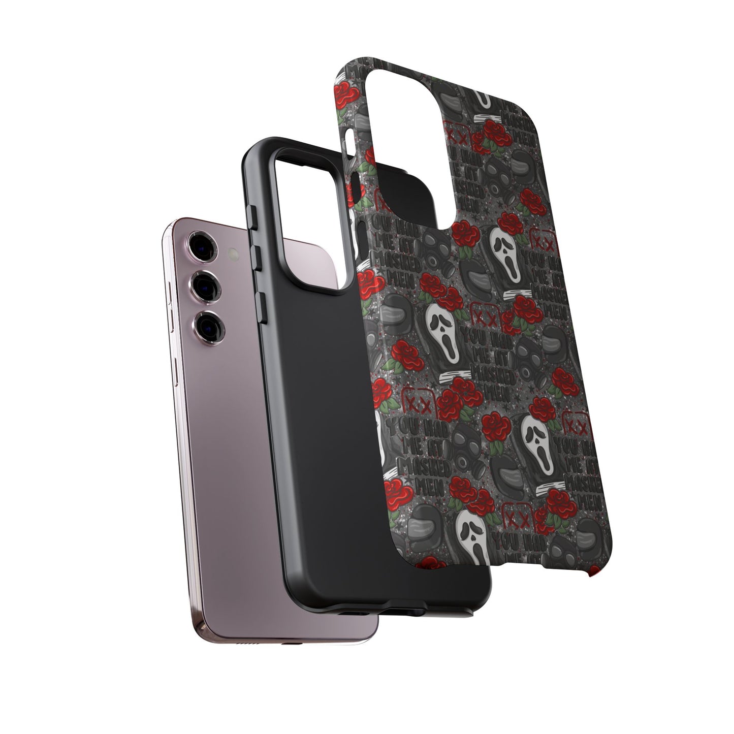 Masked Men Tough Phone Case | Shockproof | Samsung Case | Google Case | Bookish