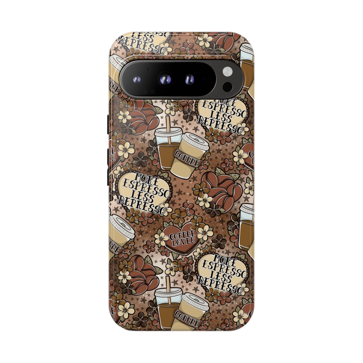 Coffee Lover Tough Phone Case | Shockproof | Samsung Case | Google Case | Iced Coffee