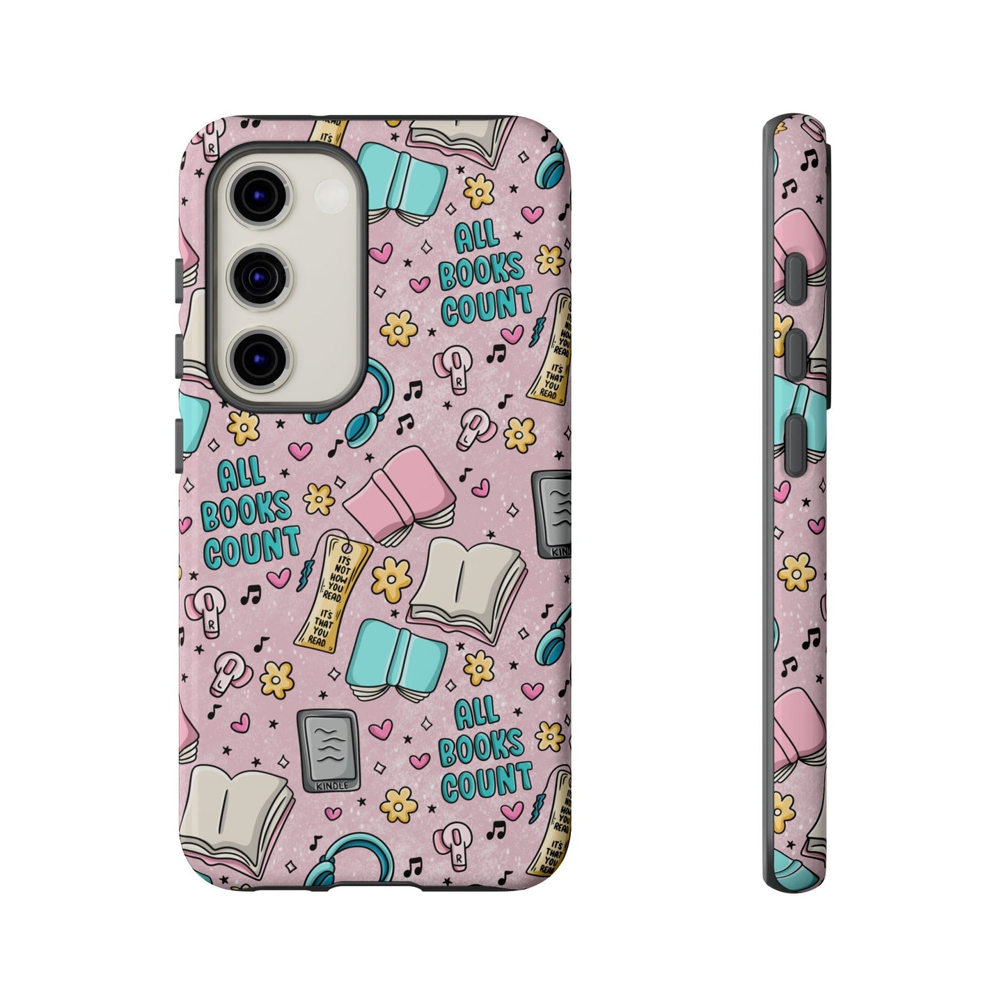 All Books Count Tough Phone Case | Shockproof | Samsung Case | Google Case | Bookish