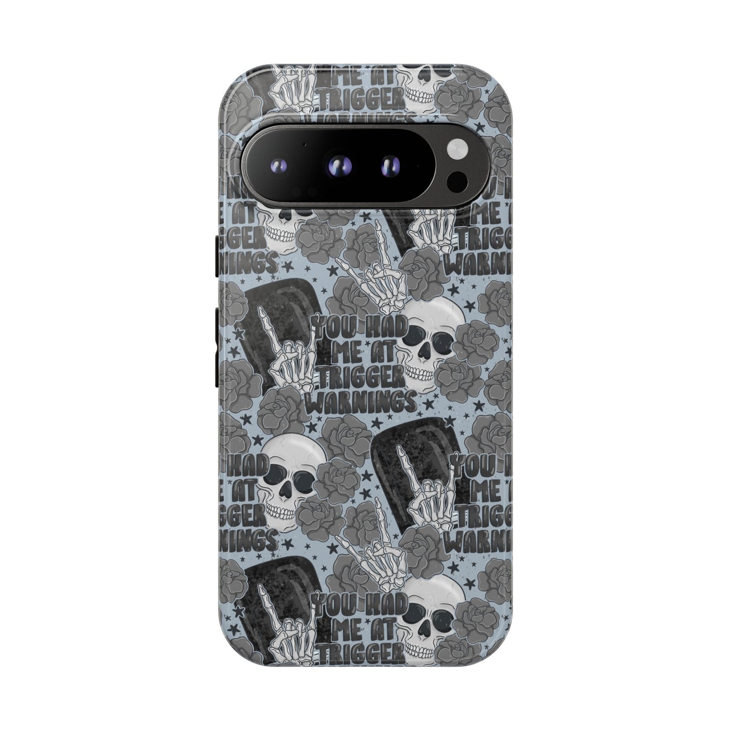 Trigger Warning Tough Phone Case | Shockproof | Samsung Case | Google Case | Bookish