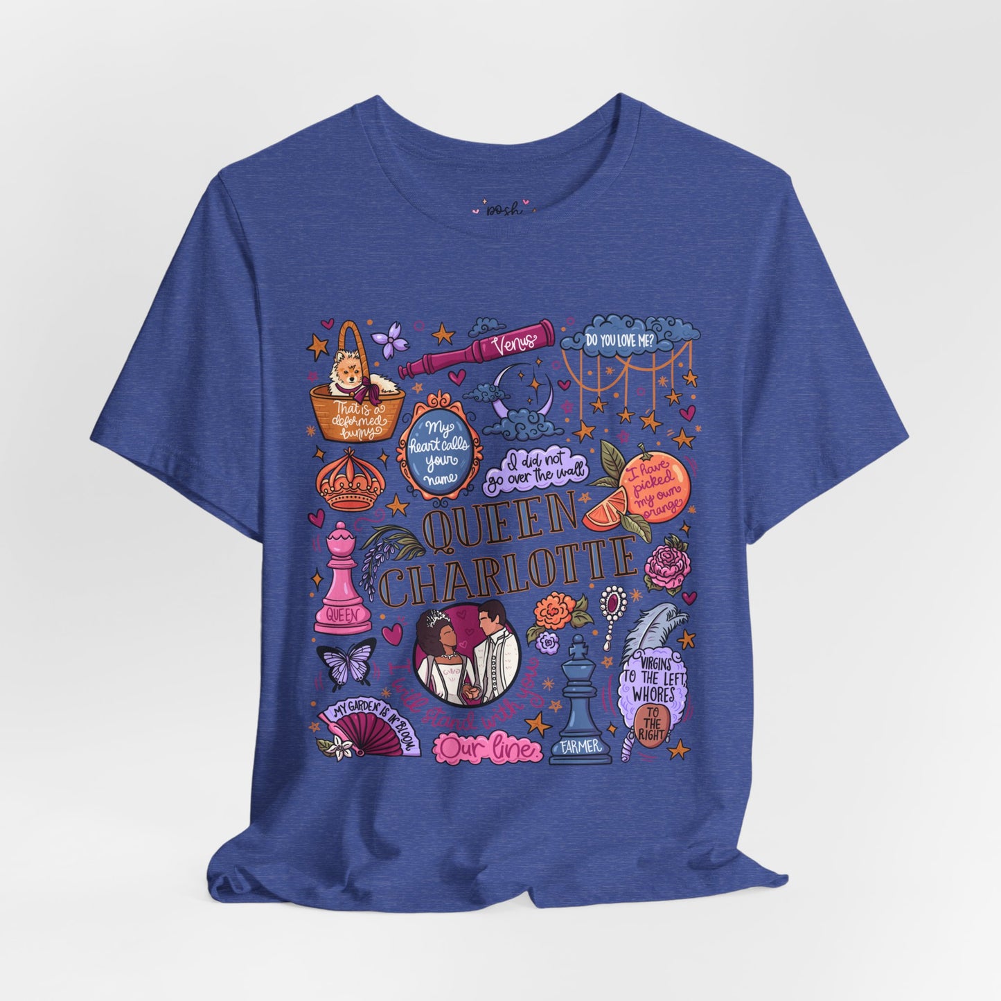 Queen Charlotte T-Shirt | Graphic Tee | Bookish Merch |