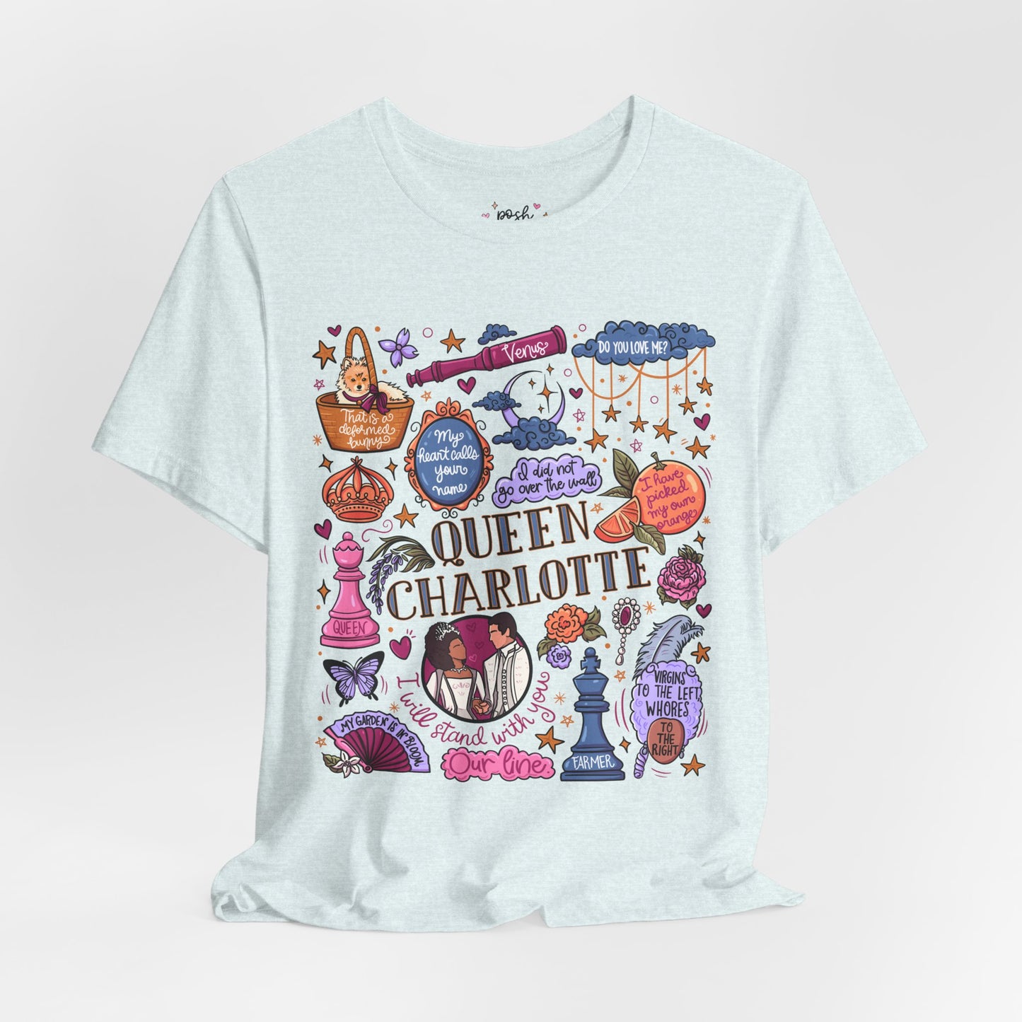 Queen Charlotte T-Shirt | Graphic Tee | Bookish Merch |