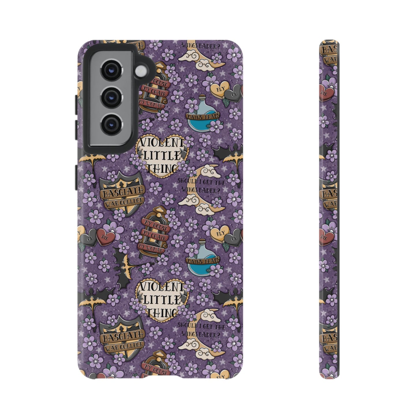 Violent Little Thing Tough Phone Case | Shockproof | Samsung Case | Google Case | Bookish