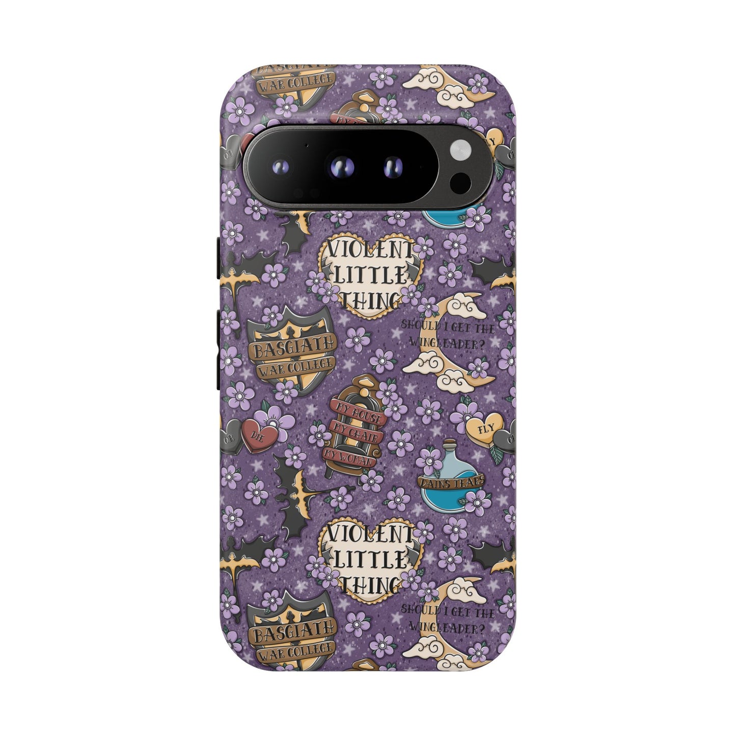 Violent Little Thing Tough Phone Case | Shockproof | Samsung Case | Google Case | Bookish