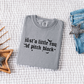 Just a Little Ray of Pitch Black Comfort Colors T-Shirt