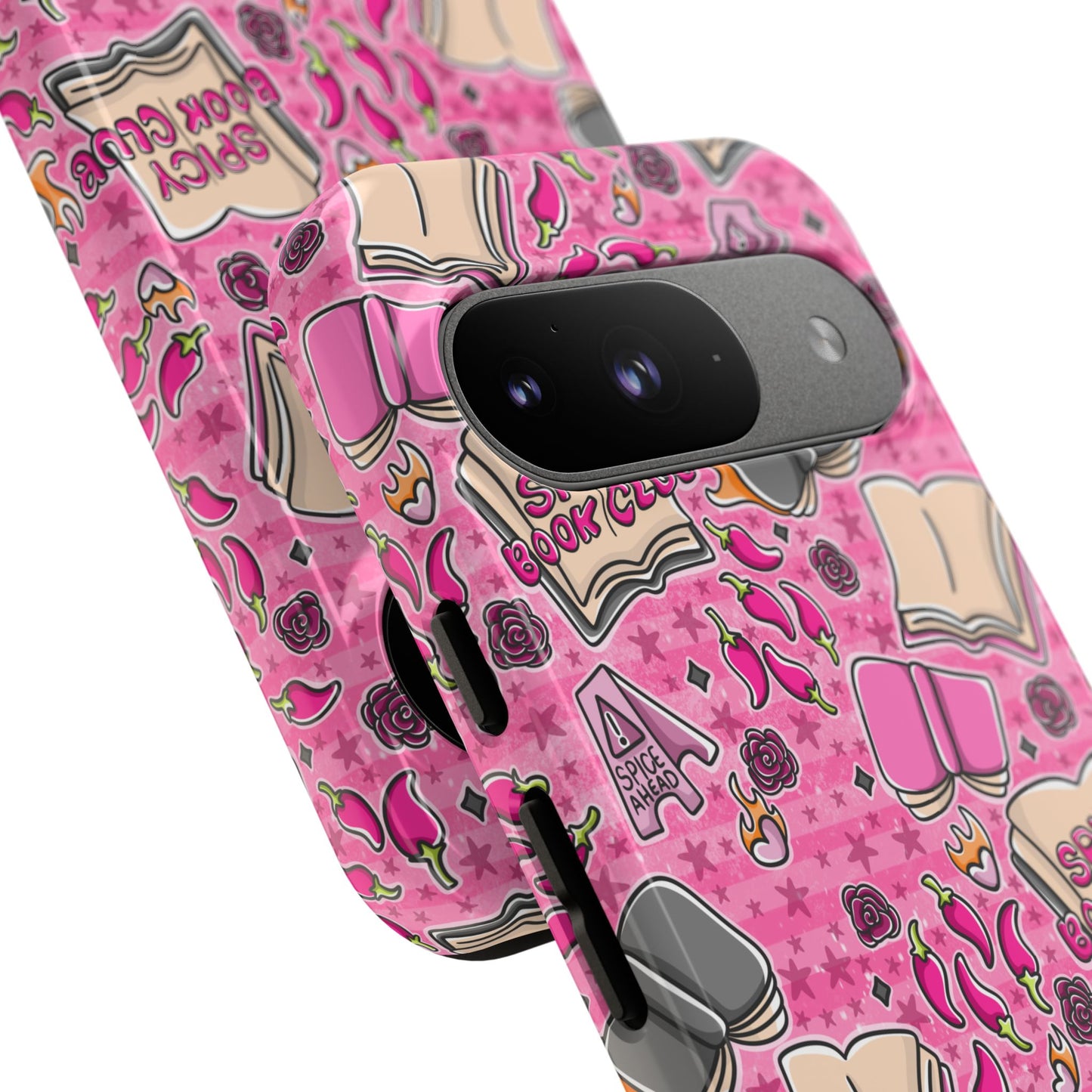 Spicy Book Club Tough Phone Case | Shockproof | Samsung Case | Google Case | Bookish