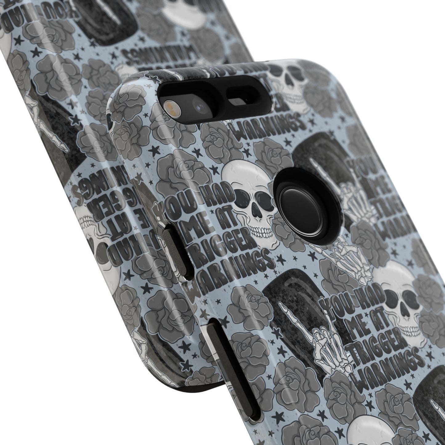 Trigger Warning Tough Phone Case | Shockproof | Samsung Case | Google Case | Bookish