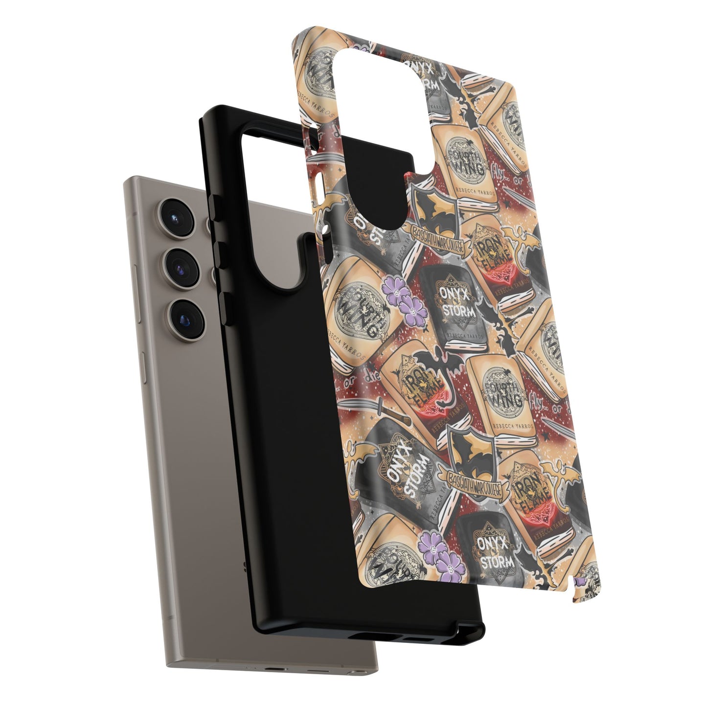 Fourth Wing Tough Phone Case | Shockproof | Samsung Case | Google Case | Bookish