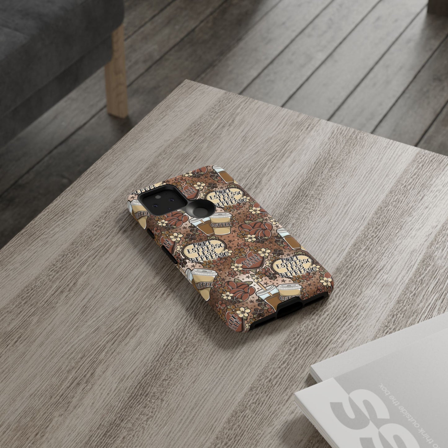 Coffee Lover Tough Phone Case | Shockproof | Samsung Case | Google Case | Iced Coffee