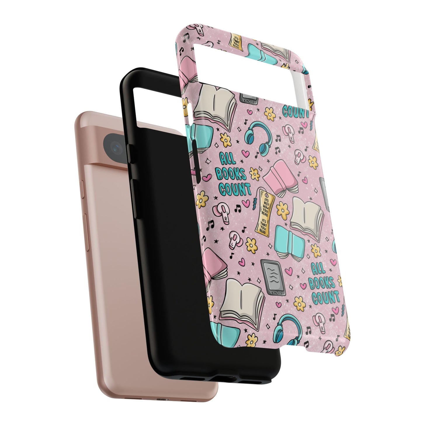 All Books Count Tough Phone Case | Shockproof | Samsung Case | Google Case | Bookish