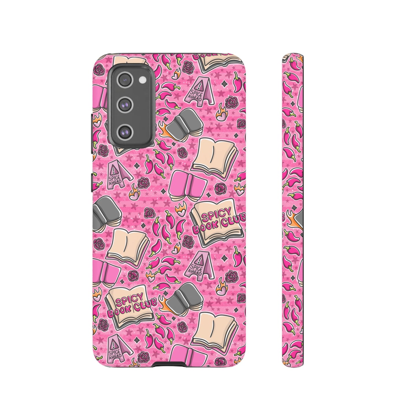 Spicy Book Club Tough Phone Case | Shockproof | Samsung Case | Google Case | Bookish