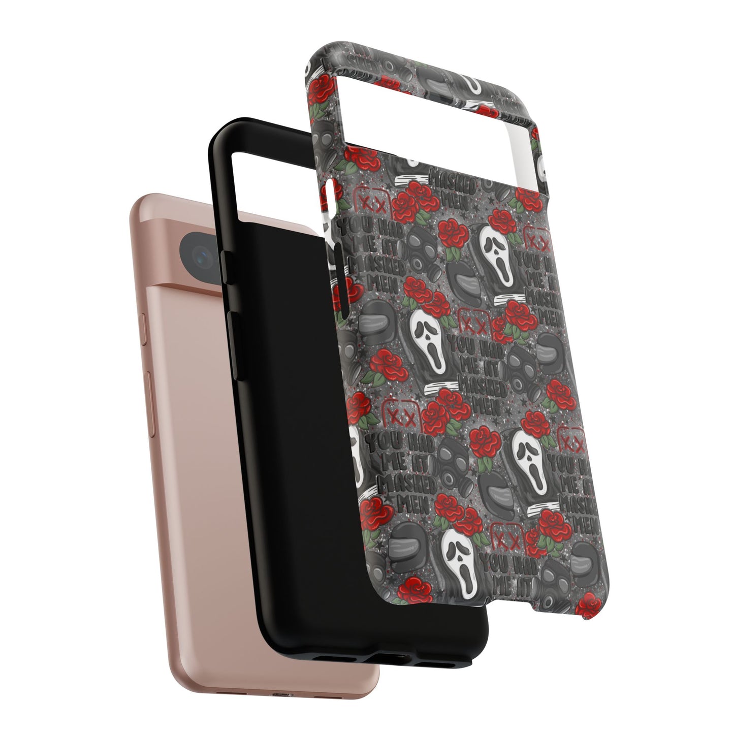 Masked Men Tough Phone Case | Shockproof | Samsung Case | Google Case | Bookish