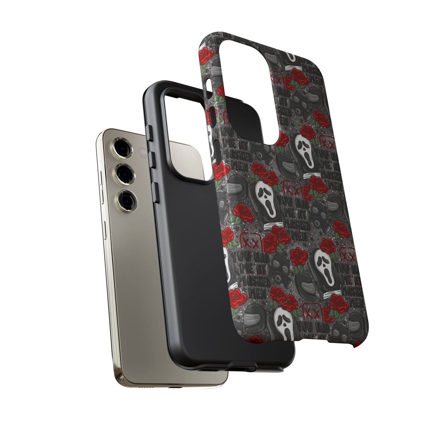 Masked Men Tough Phone Case | Shockproof | Samsung Case | Google Case | Bookish