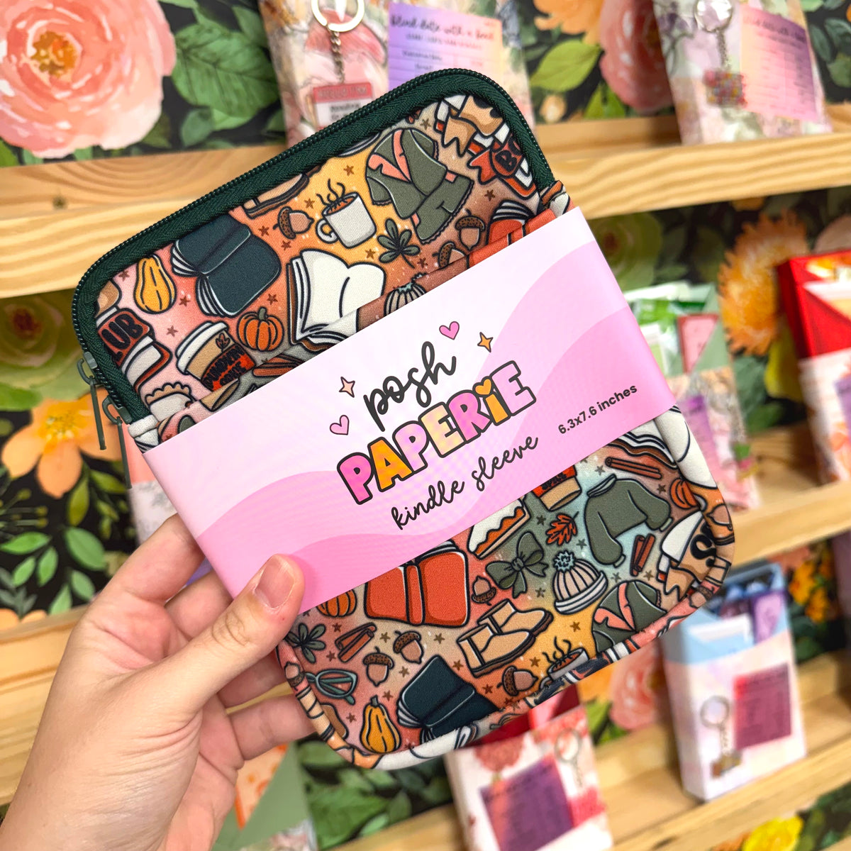 Spicy Book Club Fall Kindle Sleeve